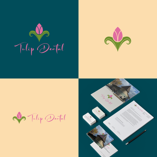 Tulip design with the title 'Logo TULIP'