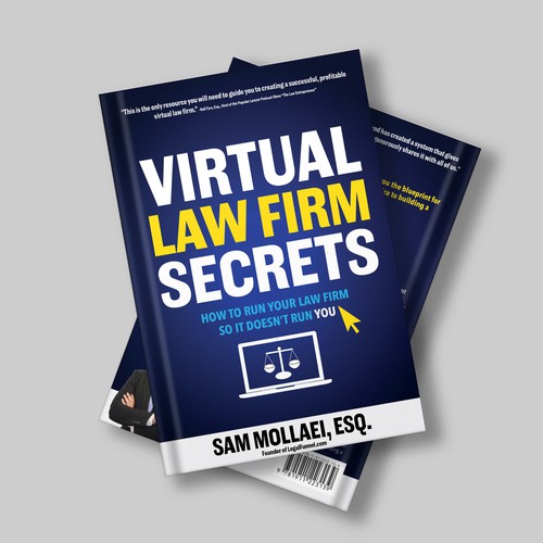 Law book cover with the title 'Eye-Catching Book Cover for Law Book'