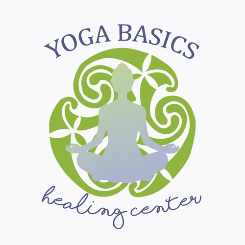 Celtic design with the title 'Yoga Basics'