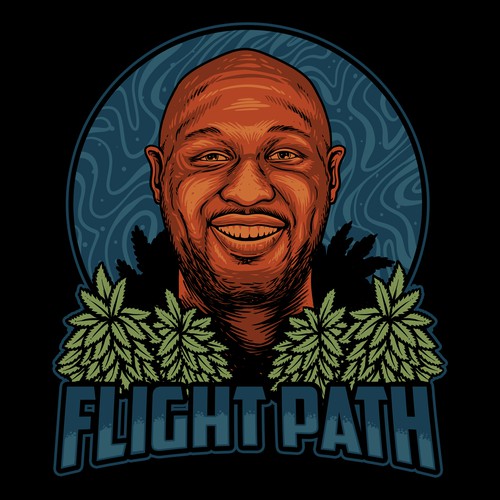 Badge artwork with the title 'Illustration concept '