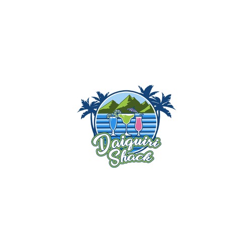 Tropical logo with the title 'Daiquiri Shack'