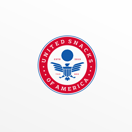 Snack logo with the title 'UNITED SNACKS OF AMERICA'