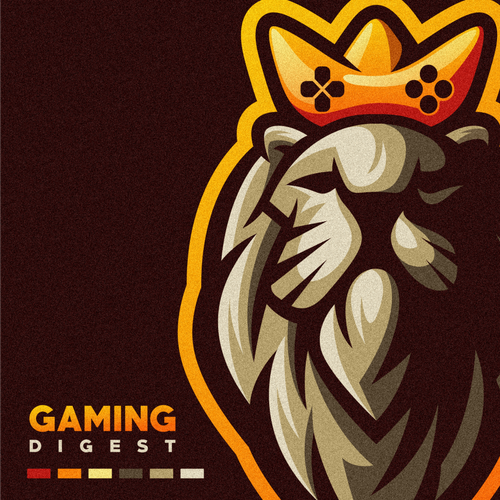 Esports logo with the title 'Gaming Digest'