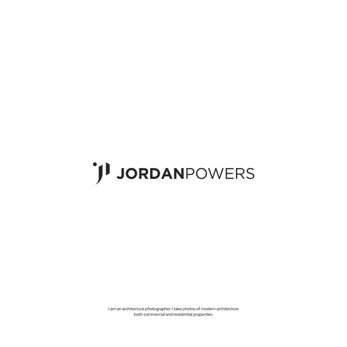 Structure logo with the title 'Monogram logo concept for architecture photography'