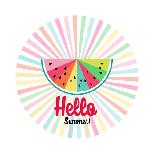 Sun t-shirt with the title 'T-shirt design'