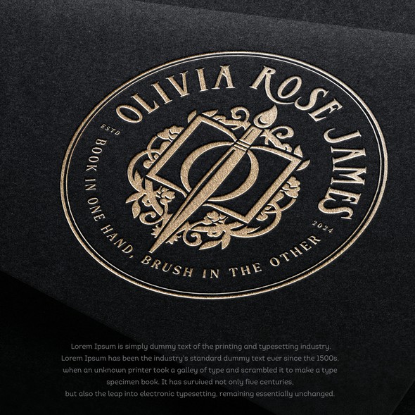 Fine Art logo with the title 'OLIVIA ROSE JAMES'