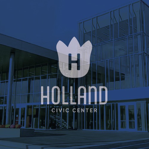 Center logo with the title 'Logo for an events center'