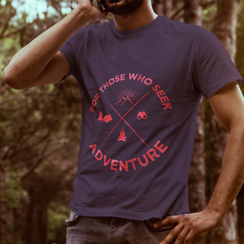 Outdoor t-shirt with the title 'OUTDOOR ADVENTURE COMPANY needs shirt design!'