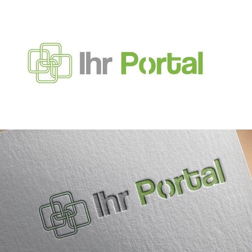 Outsourcing logo with the title 'Logo proposal for internet sourcing company'