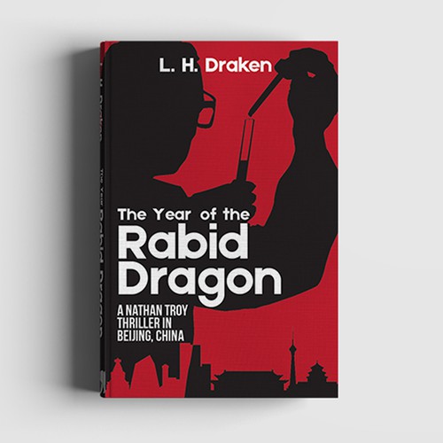 Black book cover with the title 'The Year of the Rabid Dragon'