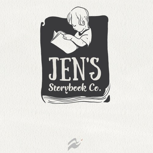 Reading logo with the title 'Jen's Storybook Co.'