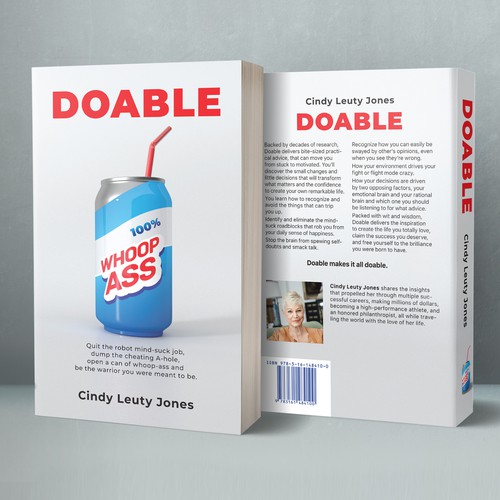 3D book cover with the title 'Book cover'