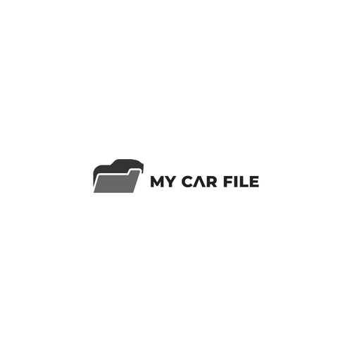 Folder design with the title 'My Car File - Logo Concept'