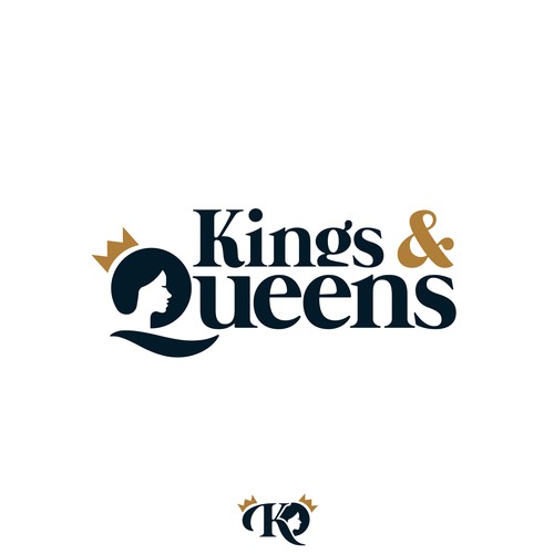 Queen logo with the title 'Kings & Queens - Classy Food Services'