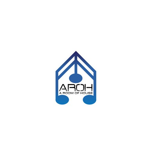 Pictorial logo with the title 'A Room Of House (AROH) logo'