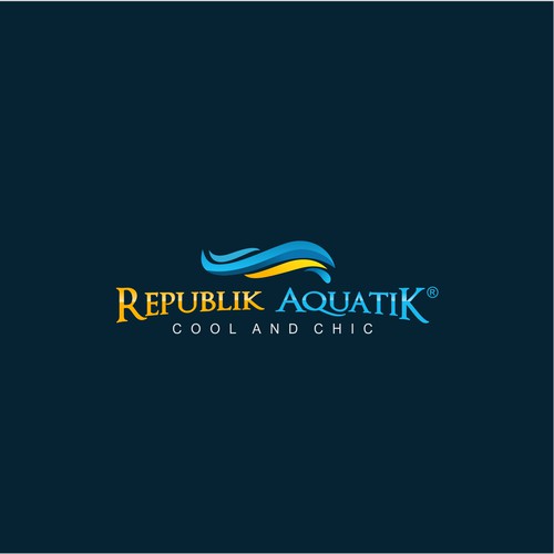 Recreation logo with the title 'water parc logo'