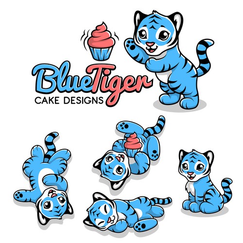 Tiger logo with the title 'Bue Tiger'