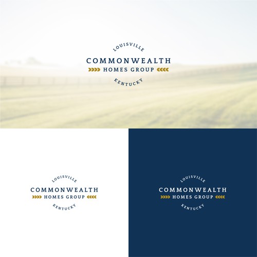 Navy design with the title 'Commonwealth Homes Group'