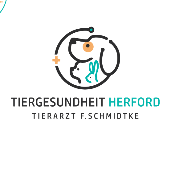 Veterinary brand with the title 'Tiergesundheit logo'
