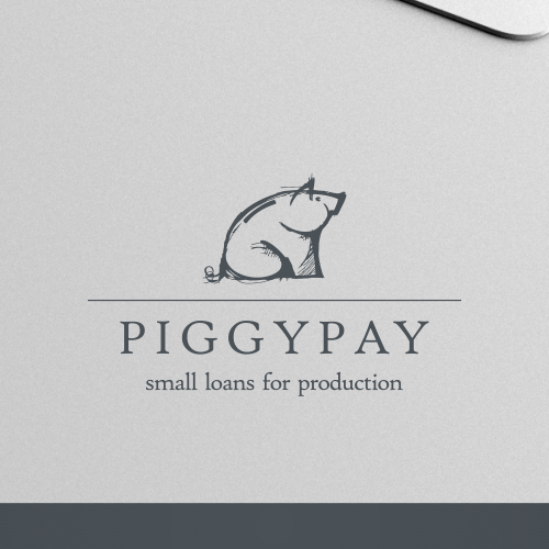 Bank design with the title 'logo for a mini bank'