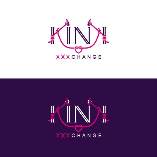 Sex shop logo with the title 'KINK XXXChange'