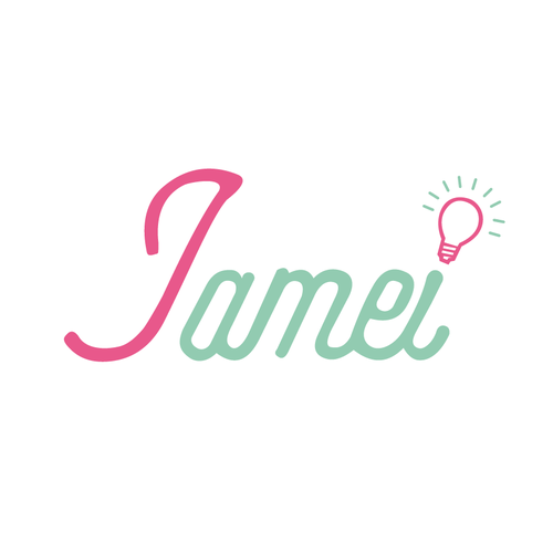 Lamp design with the title 'Jamei Logo'