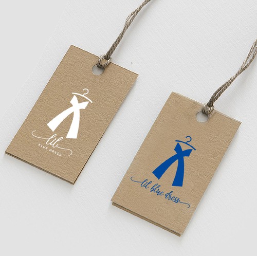 Dress design with the title 'Logo design for a fashion store'