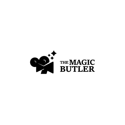 Magical logo with the title 'The Magic Butler'