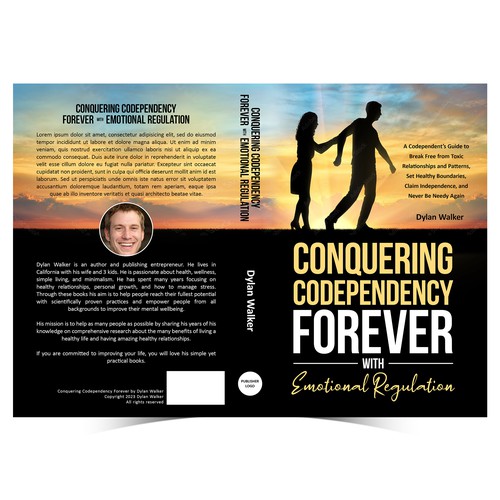 Paperback book cover with the title 'Conquering Codependency Forever with Emotional Regulation'