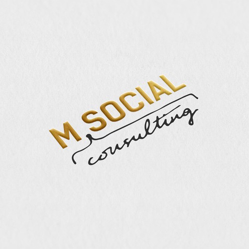 Agency brand with the title 'SImple concept for consulting logo'
