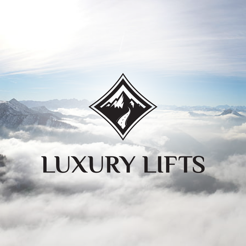 Road logo with the title 'luxury lifts'