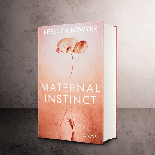 Baby book cover with the title 'Conceptual book cover for feminist dystopian fiction novel'