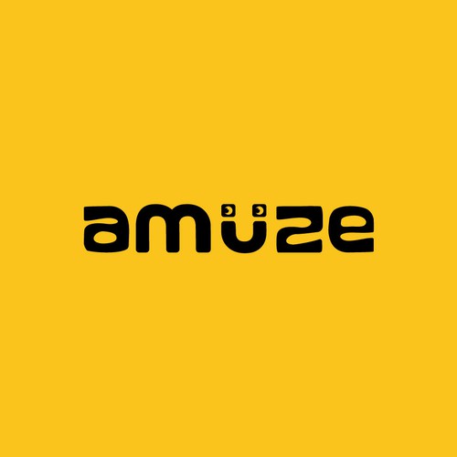 Design with the title 'amuze'