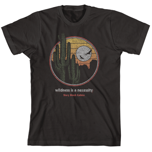 Vintage t-shirt with the title 'Vintage Shirt Concept for Story Book Cabins'