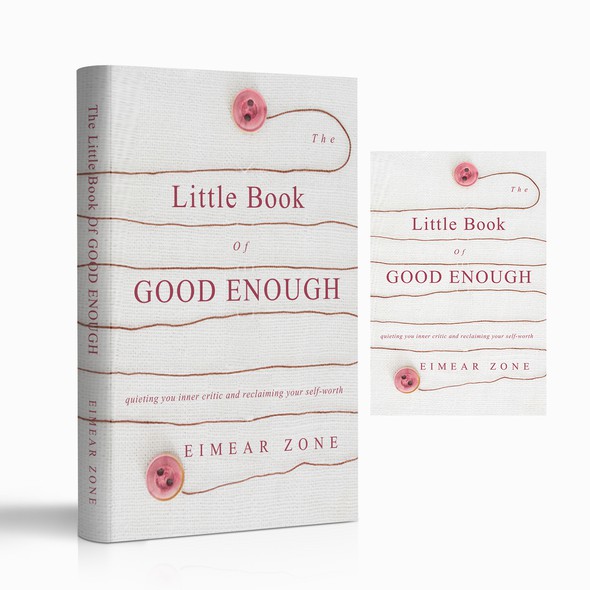 Motivational book cover with the title 'The Little Book of GOOD ENOUGH'