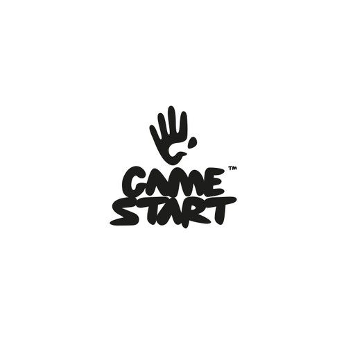 Kid design with the title 'Logo concept for GameStart'