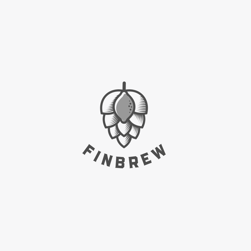 Beer logo with the title 'A New Brand For FinBrew '