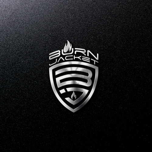 Chrome design with the title 'shield concept for burn jacket'