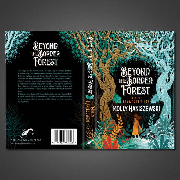 Hand-drawn book cover with the title 'Book Cover Illustration and Design'