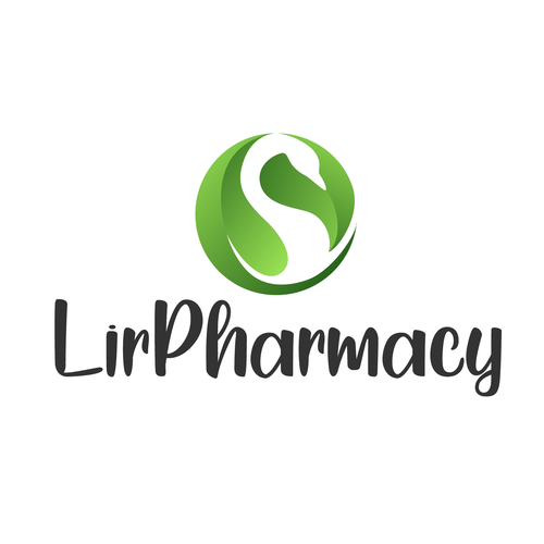 Swan design with the title 'lir pharmacy'