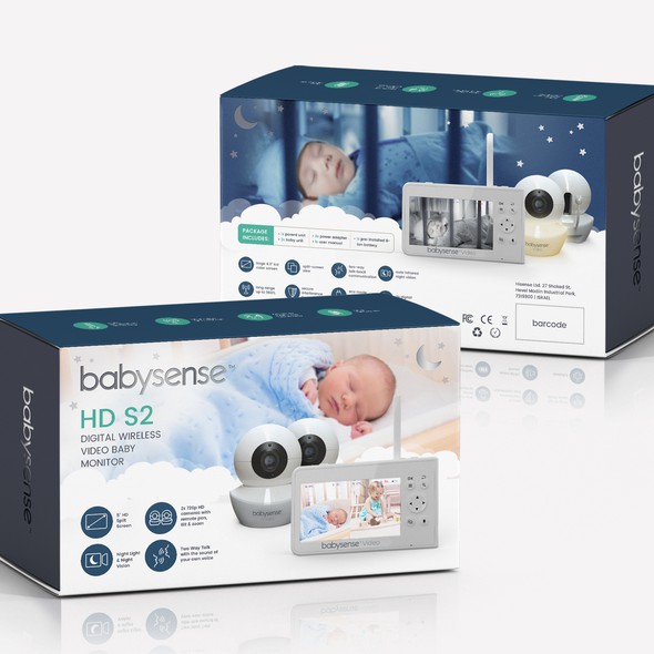 Monitor design with the title 'package and Logo design'