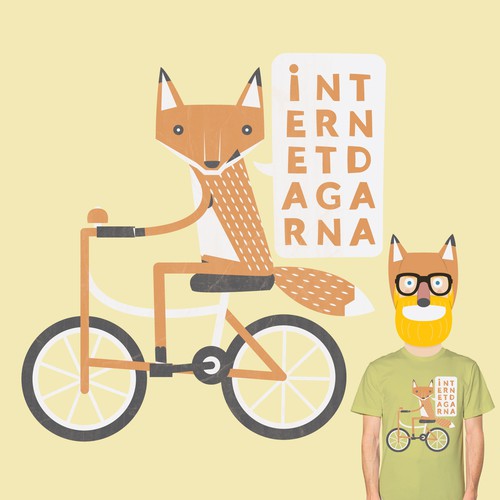 Internet t-shirt with the title 'Fun T-shirt design'