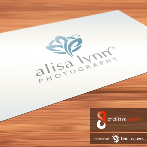 Upscale logo with the title 'Wedding Photographer needs new logo'