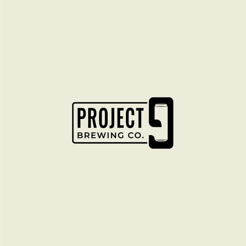 Project design with the title 'Project 9 Brewing Co.'