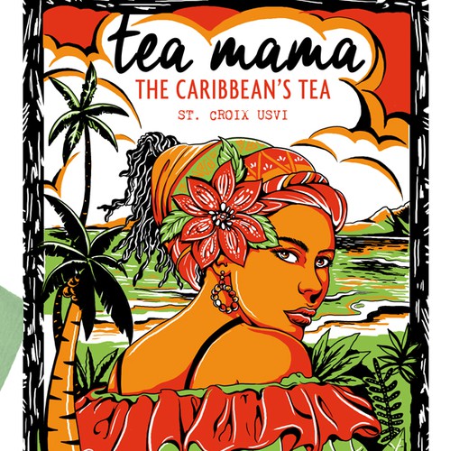 Food t-shirt with the title 'T-shirt for Tea Mama company'