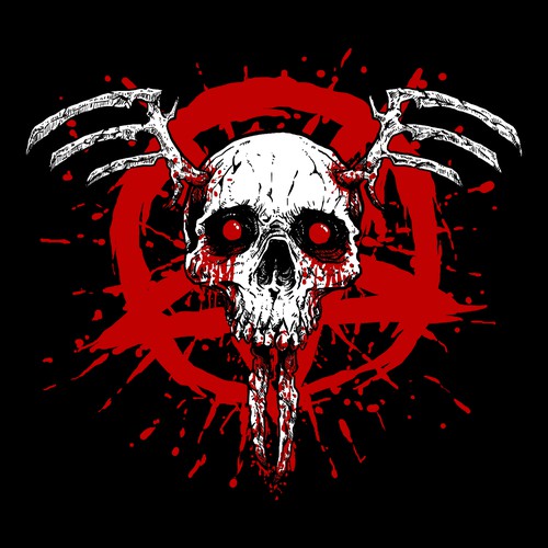 Dark t-shirt with the title 'Bring the design to life in a dark style'