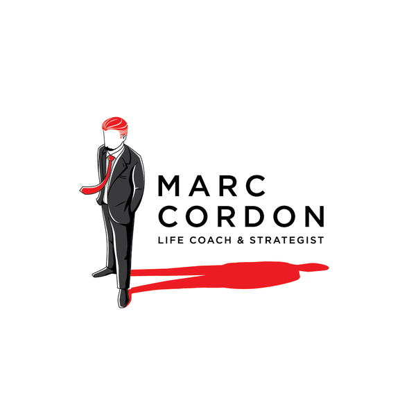Shadow brand with the title 'Illustrative logo for Life coach and Strategist'