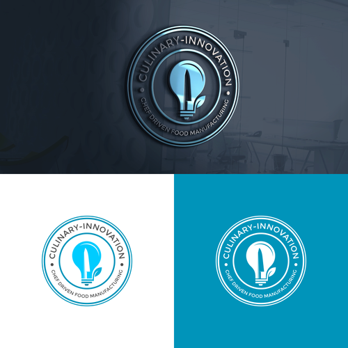 Lamp logo with the title 'Culinary-Innovation'