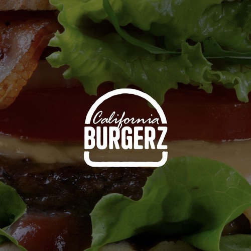 Fast food design with the title 'California Burgez'