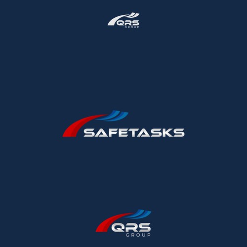 Industrial logo with the title 'bold logo for qrs group'